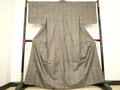 Kimono Silk 本場大島紬　カタス9マルキ　石畳文　正絹