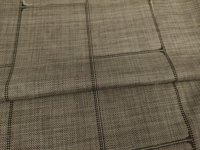 Kimono Silk 本場大島紬　カタス9マルキ　石畳文　正絹