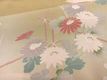 Kimono 訪問着　友禅　枝花文　暈し染め　正絹