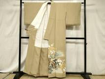 Kimono 豪華色留袖　駒刺繍　色紙重ね飛鶴文　暈し染め　金彩　正絹
