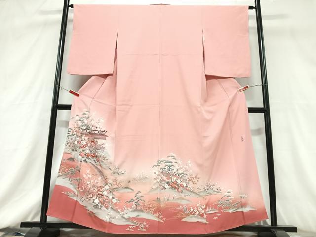 Kimono 豪華色留袖　作家物　風景文　金彩　正絹