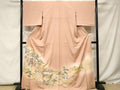 Kimono 豪華色留袖　作家物　寿光織　人物風景文　暈し染め　金糸　正絹