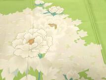 Kimono 訪問着　枝花文　金彩　正絹　逸品
