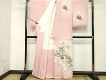 Kimono 訪問着　風景花文　正絹