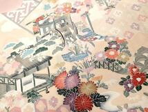 Kimono 訪問着　風景花文　正絹