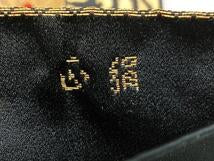 Kimono Belt Obi 西陣　服部織物謹製　六通柄袋帯　新白鳥緞子　黒地　金銀糸　正絹　