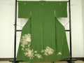 Kimono 豪華色留袖　螺鈿　風景花松文　金彩　正絹