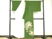 Kimono 豪華色留袖　螺鈿　風景花松文　金彩　正絹