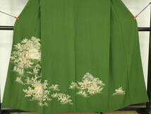 Kimono 豪華色留袖　螺鈿　風景花松文　金彩　正絹