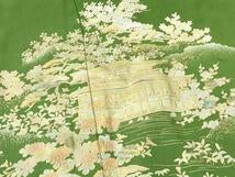 Kimono 豪華色留袖　螺鈿　風景花松文　金彩　正絹