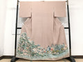 Kimono 豪華色留袖　作家物　松竹梅風景文　正絹
