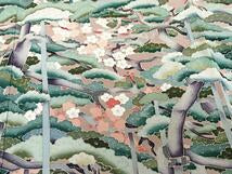 Kimono 豪華色留袖　作家物　松竹梅風景文　正絹