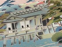 Kimono 豪華色留袖　作家物　松竹梅風景文　正絹