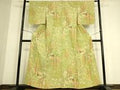 Kimono 上質な小紋　単衣　笹竹風景文　正絹