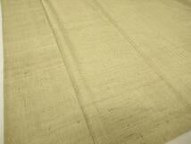 Kimono 生紬　単衣　木蘭色　正絹