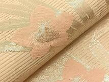 Kimono Belt Obi For Summer 夏物　六通柄袋帯　桔梗　金銀糸　正絹
