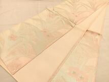 Kimono Belt Obi For Summer 夏物　六通柄袋帯　桔梗　金銀糸　正絹