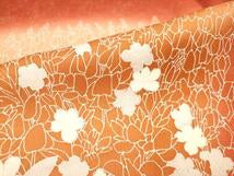 Kimono 訪問着　草花文　暈し染め　正絹