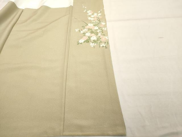 Kimono 豪華色留袖　風景文　金閣寺　暈し染め　金彩　正絹　