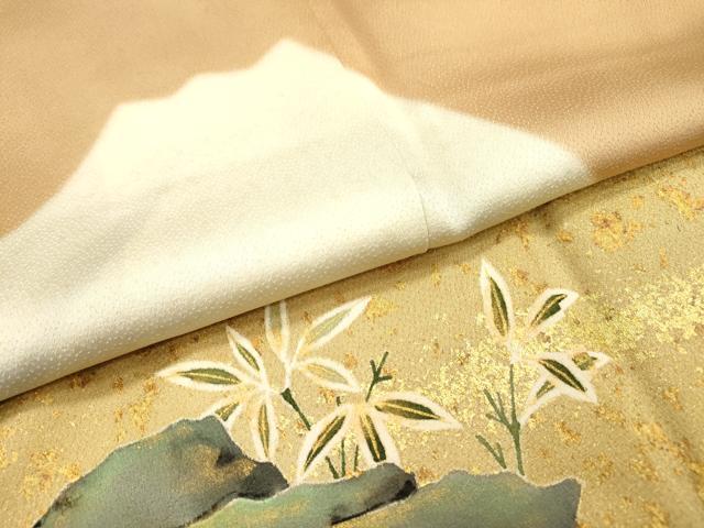 Kimono 豪華色留袖　手描き　人物文　暈し染　金彩　正絹