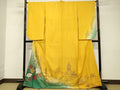 Kimono 小振袖　二尺袖　薔薇　バラ　西洋風景　暈し染め　金銀彩　正絹