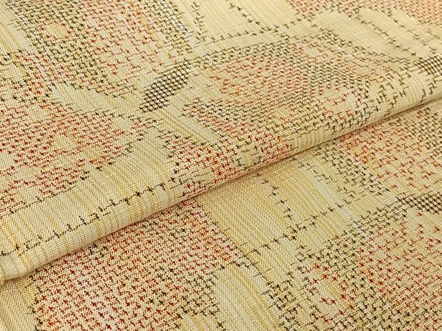 Kimono 上質な紬　単衣　舞蝶文　正絹