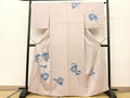 Kimono 訪問着　単衣　作家物　枝花文　正絹　