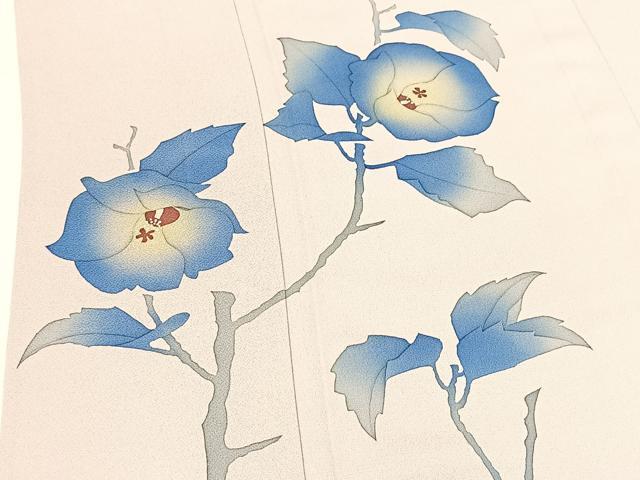 Kimono 訪問着　単衣　作家物　枝花文　正絹　