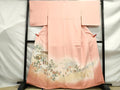 Kimono 豪華色留袖　寿光織　人物風景文　暈し染め　金糸　正絹
