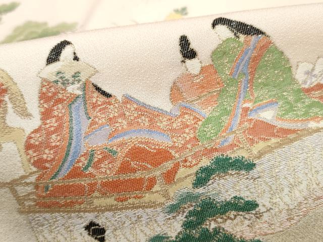 Kimono 豪華色留袖　寿光織　人物風景文　暈し染め　金糸　正絹